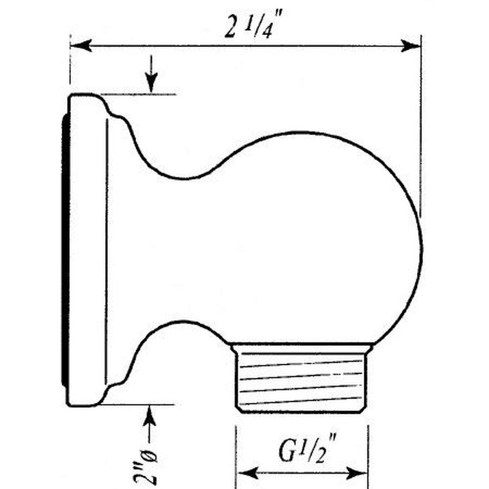 Perrin & Rowe Inca Brass Hand Shower Wall Outlet 