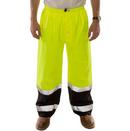 Size M Plastic Pants in Black, Fluorescent Yellow-Green and Silver