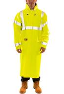 Tingley Fluorescent Yellow-Green Nomex&reg; Rain Coat in Fluorescent Yellow-Green and Silver 