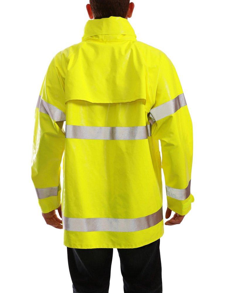 Tingley Fluorescent Yellow-Green Plastic Jacket in Fluorescent Yellow-Green 