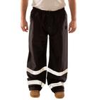 Size 2X 300D and Polyester Reusable Premium Breathable Pant in Black and Silver