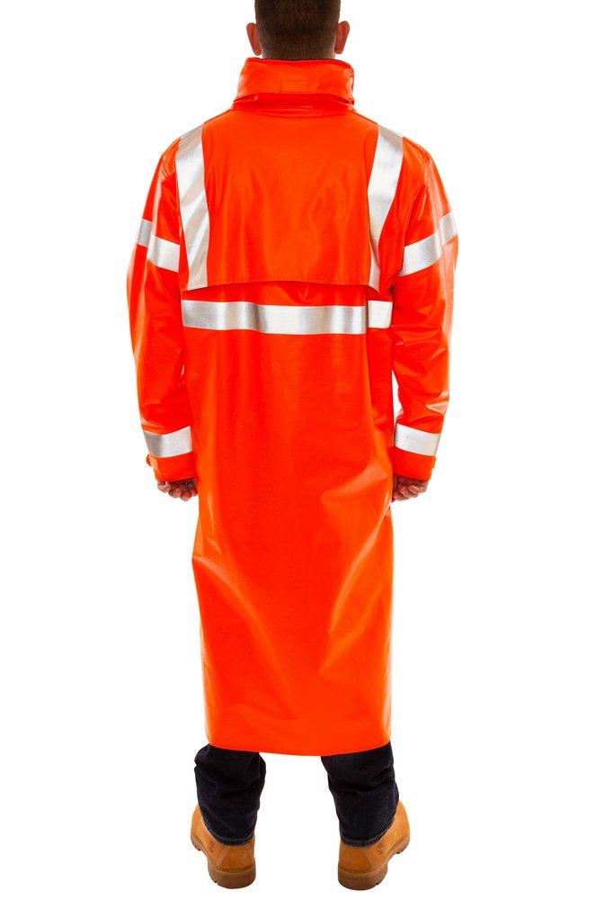 Tingley Fluorescent Orange-Red Nomex&reg; Rain Coat in Orange-Red 