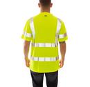 Tingley Fluorescent Yellow-Green Plastic Short Sleeve T-Shirt in Fluorescent Yellow-Green and Silver 