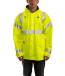 Size 3X Nomex® Reusable Jacket in Fluorescent Yellow and Green