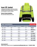 Tingley Black 70D and 75D Ripstop Polyester Reusable Jacket in Black, Fluorescent Yellow and Green 