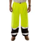 Size 2XL Plastic Pants in Black, Fluorescent Yellow-Green and Silver