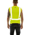 Tingley Fluorescent Yellow-Green Plastic T-Shirt in Fluorescent Yellow-Green and Silver 