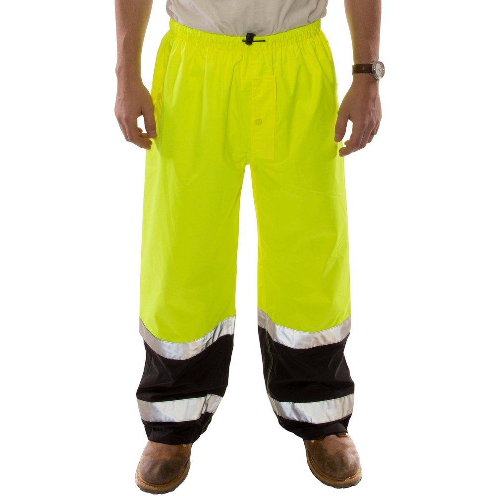 Tingley Black Plastic Pants in Black, Fluorescent Yellow-Green and Silver 