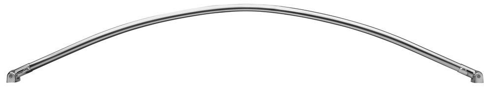 PROFLO&reg; Chrome 5 ft. Wall Mount Curved Shower Rod 