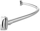PROFLO&reg; Chrome 5 ft. Wall Mount Curved Shower Rod 