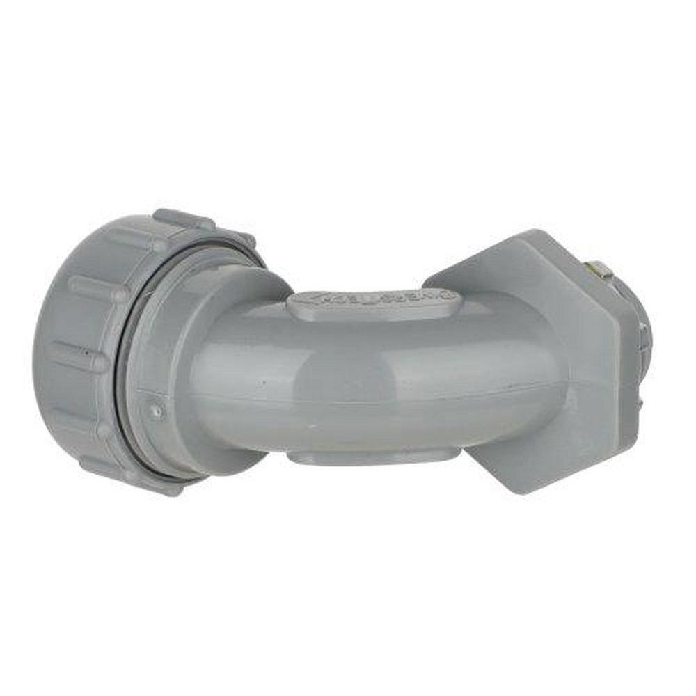 DiversiTech® Grey Liquid Tight 90 Degree Connector 