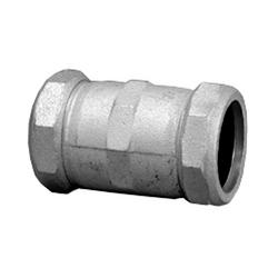 1/2 in. IPS x Compression Long Turn Pattern Galvanized Malleable Iron Adapter and EPDM Gasket