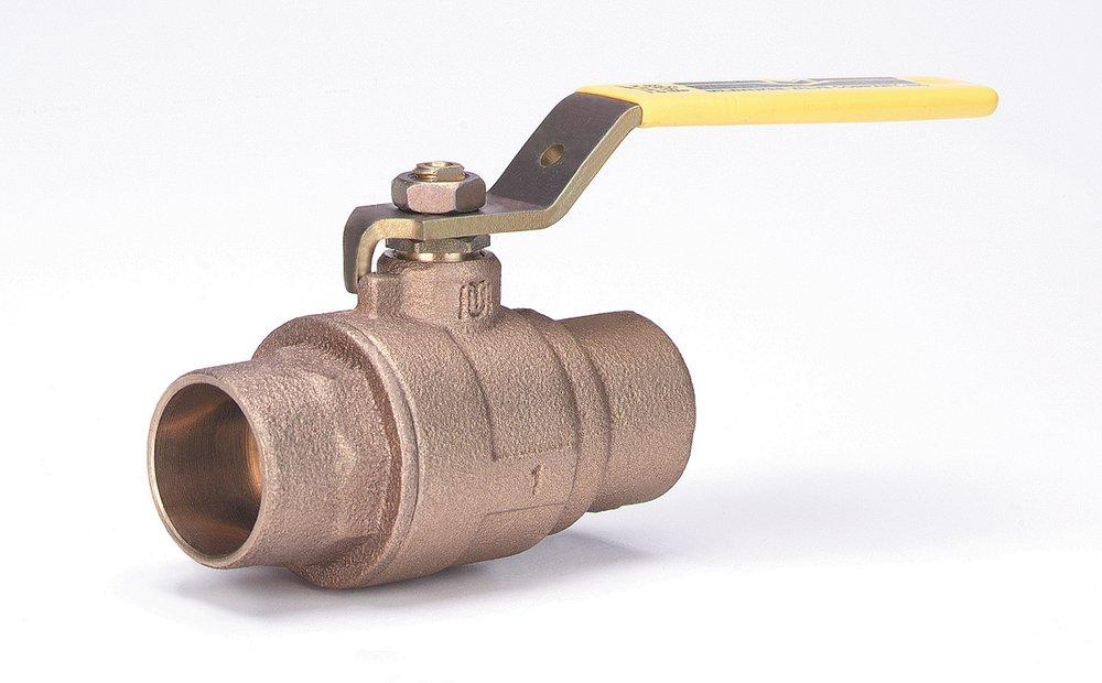 Milwaukee Valve Cast Bronze Full Port Solder 600# Ball Valve 