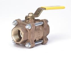 1/2 in. Cast Bronze Full Port Threaded 600# Ball Valve