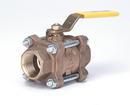 Milwaukee Valve Cast Bronze Full Port Threaded 600# Ball Valve 
