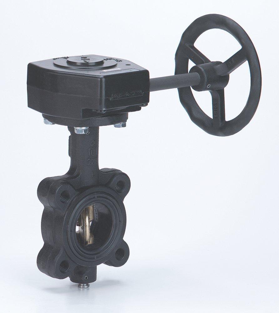 Milwaukee Valve Cast Iron Lug EPDM Gear Operator Handle Butterfly Valve 
