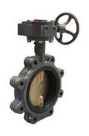 Milwaukee Valve Cast Iron Lug EPDM Gear Operator Handle Butterfly Valve 