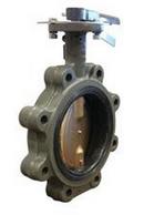 Milwaukee Valve Cast Iron Flanged EPDM Lever Operator Butterfly Valve 