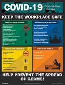 22 x 17 in. COVID-19 Keep the Workplace Safe Sign