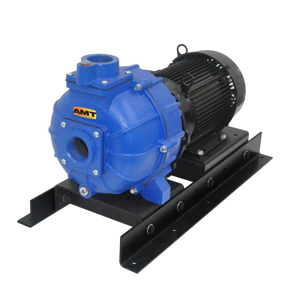 AMT 2 in. 230V Single Phase 2-Stage Cast Iron Self Priming High Pressure Pump 