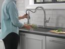 Delta Faucet Arctic Stainless Single Handle Pull Down Kitchen Faucet 
