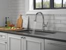 Delta Faucet Arctic Stainless Single Handle Pull Down Kitchen Faucet 