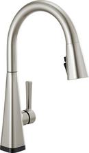 DELTA LENTA: SINGLE-HANDLE PULL-DOWN KITCHEN FAUCET WITH TOUCH2O TECHNOLOGY 