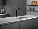 Single Handle Pull Down Kitchen Faucet in Matte Black 