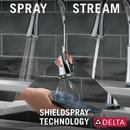 Delta Faucet Matte Black Single Handle Pull Down Kitchen Faucet 