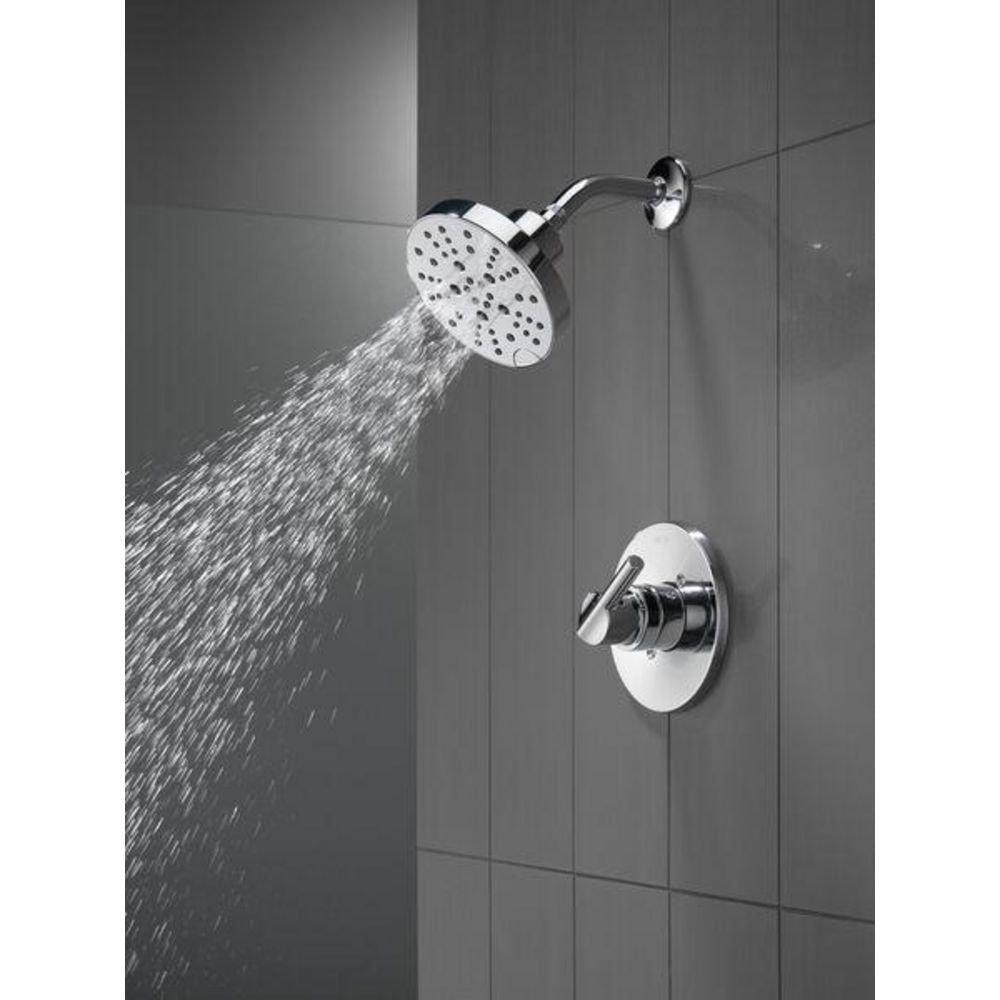 Delta Faucet Chrome Single Handle Multi Function Shower Faucet 