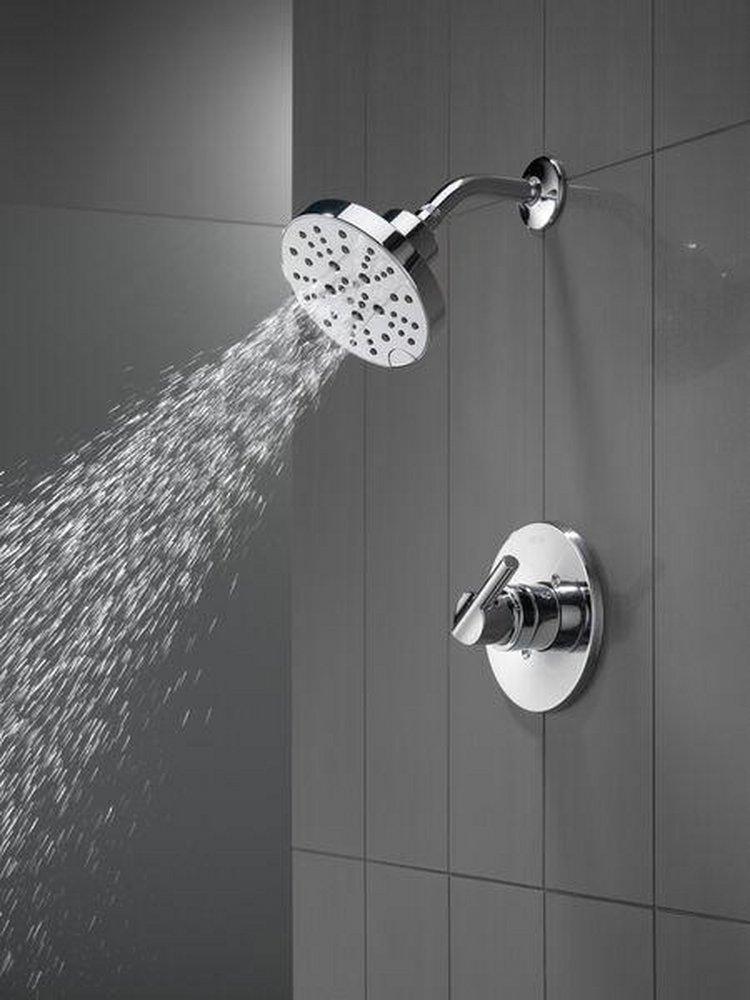 Delta Faucet Chrome Single Handle Multi Function Shower Faucet 