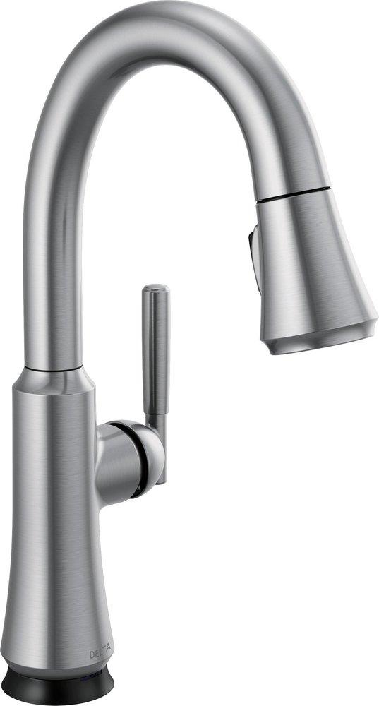 Delta Faucet Arctic Stainless Single Handle Lever Bar Faucet 