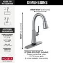 Delta Faucet Arctic Stainless Single Handle Lever Bar Faucet 