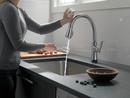 Delta Faucet Arctic Stainless Single Handle Pull Down Touch Activated Kitchen Faucet 