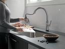 Delta Faucet Arctic Stainless Single Handle Pull Down Touch Activated Kitchen Faucet 