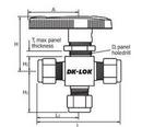 10MM Tube OD 2500# 316 Stainless Steel V82 Series Ball Valve