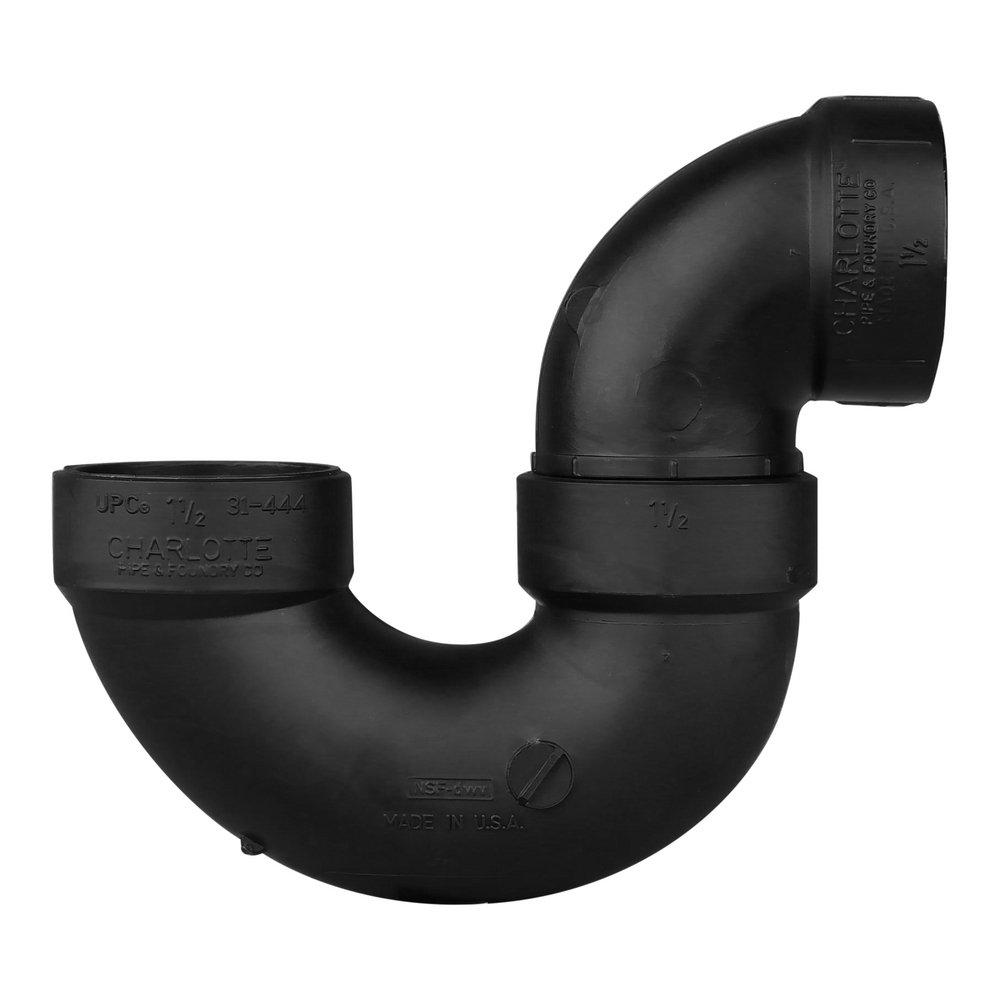 Black ABS DWV P-Trap 