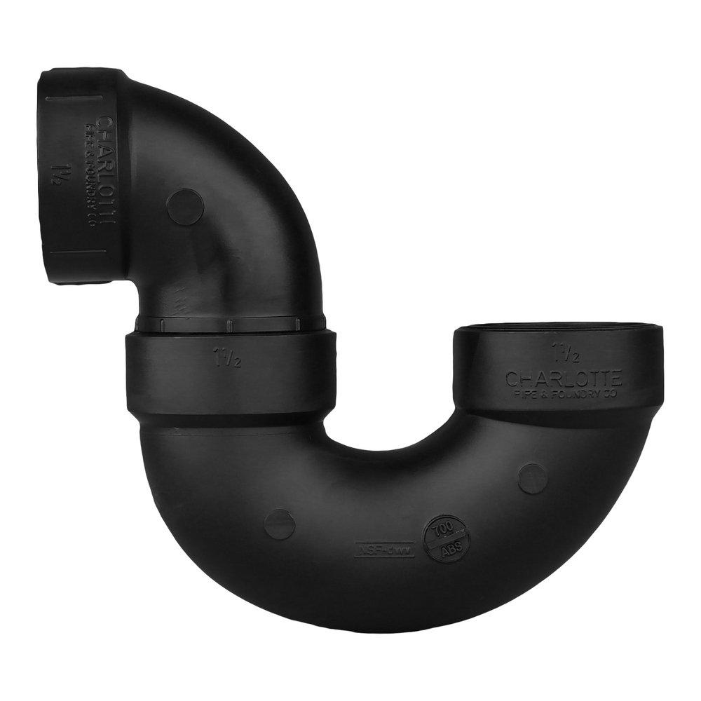 Black ABS DWV P-Trap 