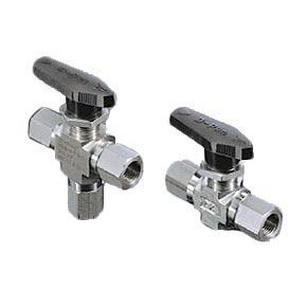 3/8 in. Tube OD 6000# 316 Stainless Steel VH86 Series High Pressure Multi Purpose Ball Valve Peek Seat 