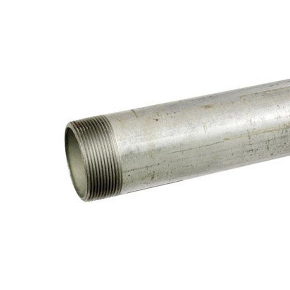 Sch. 40 Galvanized A53A Pipe SRL Roll Groove Single Random Length Welded Carbon Steel 