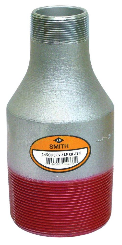 4 x 3 in. Threaded Schedule 80 Extra Heavy  Galvanized Carbon Steel Concentric Reducer Swage Nipple 