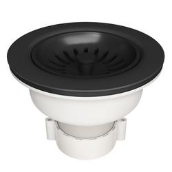 3-1/2 in. Basket Strainer in Black