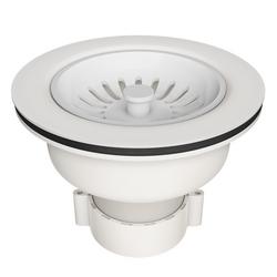 3-1/2 in. Basket Strainer in White