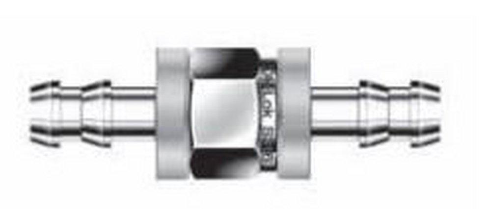 3/8 in. Hose Barb x 3/8 in. Hose Barb 316 Stainless Steel Push On Union 