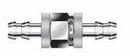 3/8 in. Hose Barb x 3/8 in. Hose Barb 316 Stainless Steel Push On Union 
