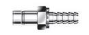 1/4 in. Hose ID x 6MM Tube Stub 316 Stainless Steel Tube Hose Adapter Double Ferrule 