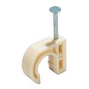 1/2 in. Plastic Nail Barb Clamp in Beige