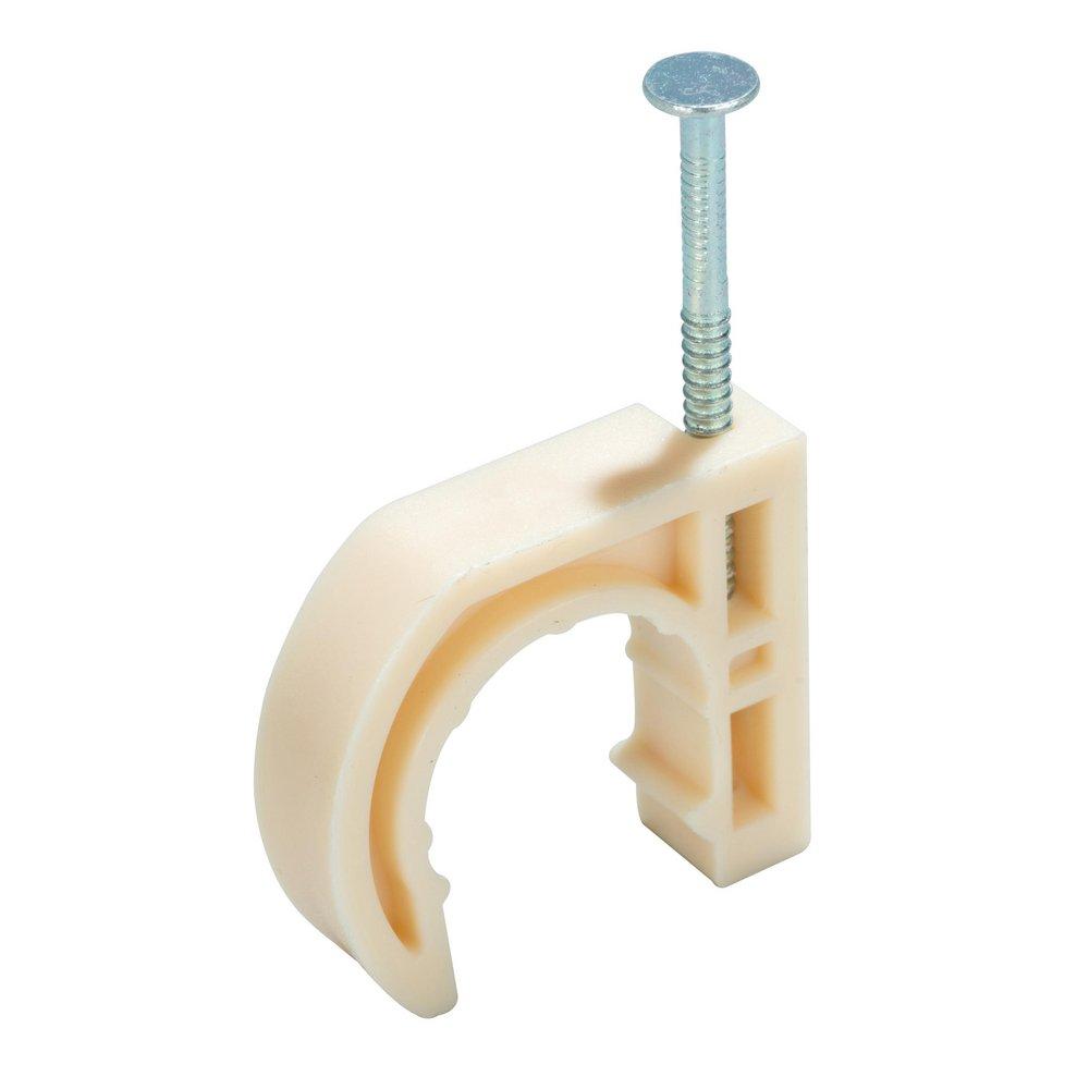 Water-Tite Beige Plastic Nail Barb Clamp in Beige 