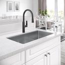 PROFLO&reg; Matte Black Single Handle Pull Down Kitchen Faucet 
