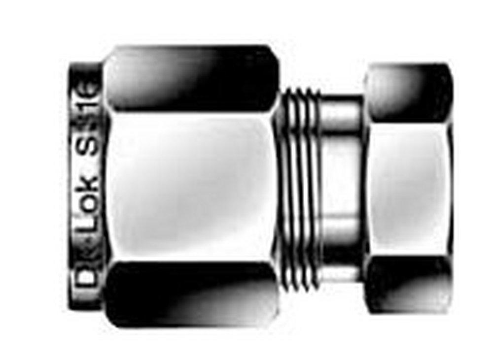 1-1/2 in. Tube OD 316 Stainless Steel Cap Double Ferrule 